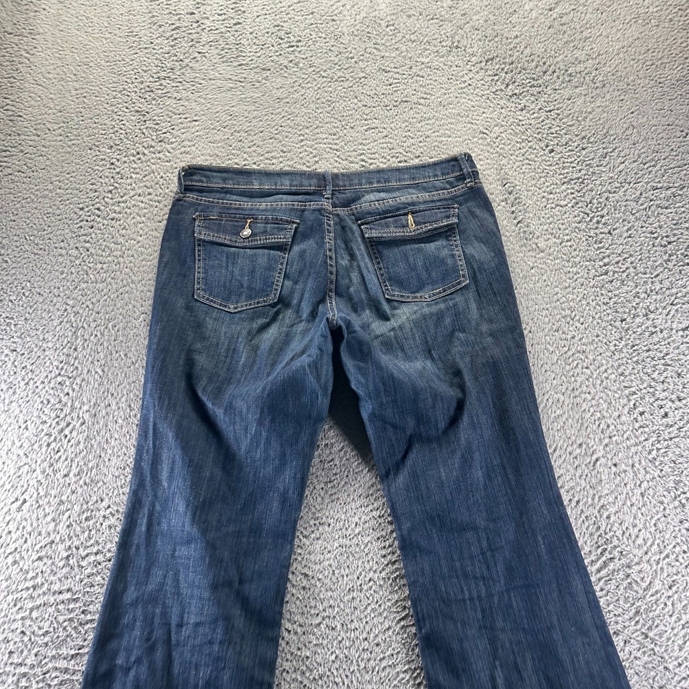 Banana Republic Jeans Womens 12 Blue Cotton Denim Bootcut Faded Stretch Workwear - Picture 7 of 11